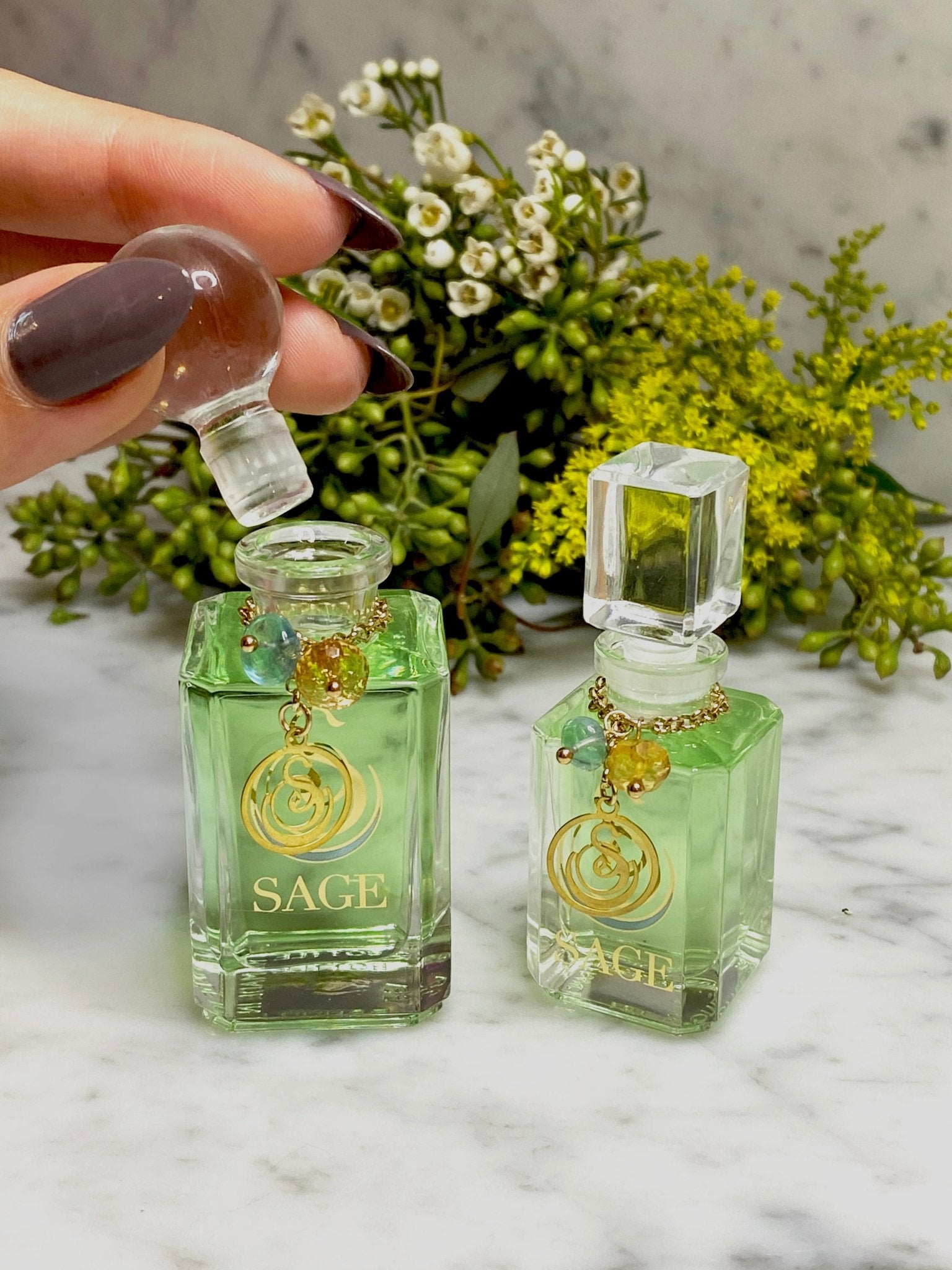 Sage & Citrine Blend Vanity Bottle by Sage, Pure Perfume Oil